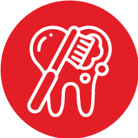 Borsta tänderna 2-3